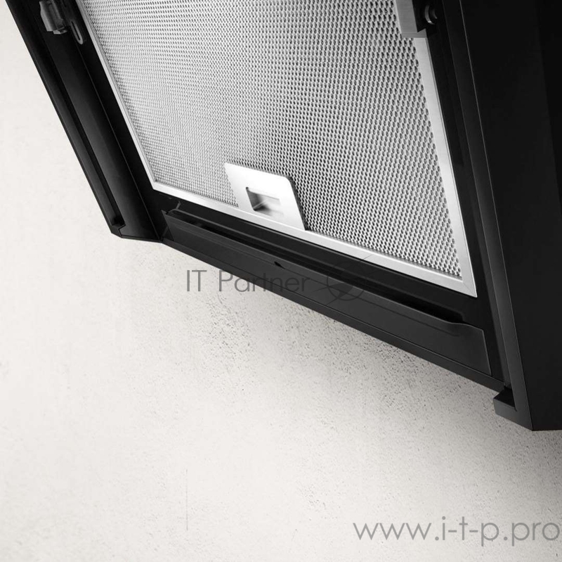 Вытяжка наклонная ELICA MAJESTIC BL/A/90 / 60 см, 1200 куб.м., сенсорное управление, черное стекло