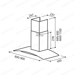 Вытяжка каминная ELICA CIRCUS IX/A/90