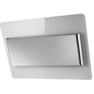 Вытяжка наклонная ELICA BELT LUX WH/A/80 / 80 см, сенсорное управление, 1200 куб. м. , нержавеющая сталь+белое стекло