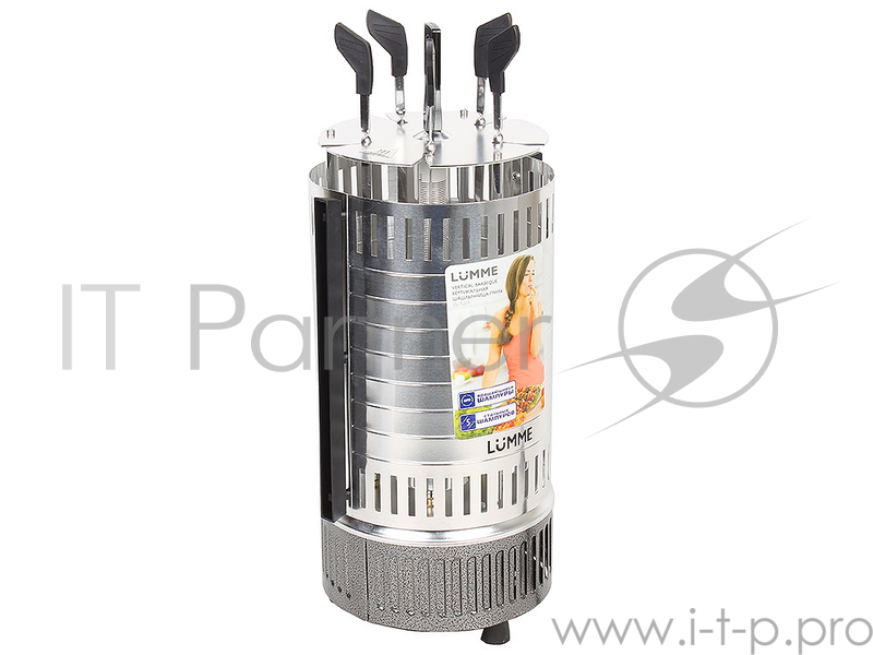 Шашлычница электрическая LUMME LU-1271 серый гранит