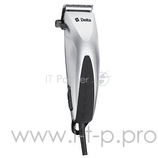 Машинка для стрижки DELTA DL-4052 серебристый,10Вт, 4 съемных гребня (24)