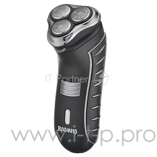 Бритва ЯРОМИР ЯР-102, 3 бреющие головки, триммер, черный (24) (РОССИЯ)