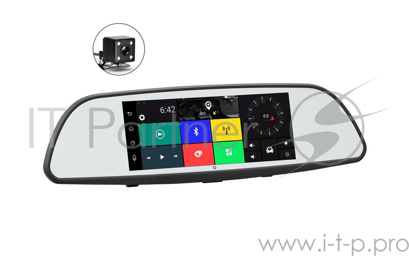 Видеорегистратор TrendVision aMirror Slim черный 1080x1920 1080p MT8382