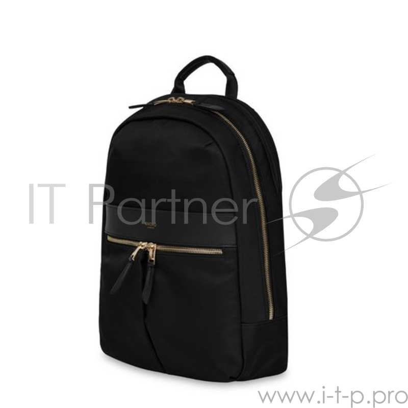 Рюкзак Knomo Mini Beaufort 12 для ноутбука до 12. Материал нейлон, натуральная кожа. Цвет черный.