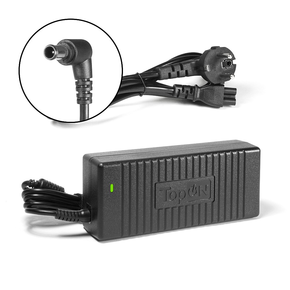 Блок питания для моноблока Sony Vaio All-in-One Touchscreen VPCJ, VGC-LA Series. 19.5V 6.2A (6.5x4.4mm с иглой) 120W. VGP-AC19V16, PCGA-AC19V7.