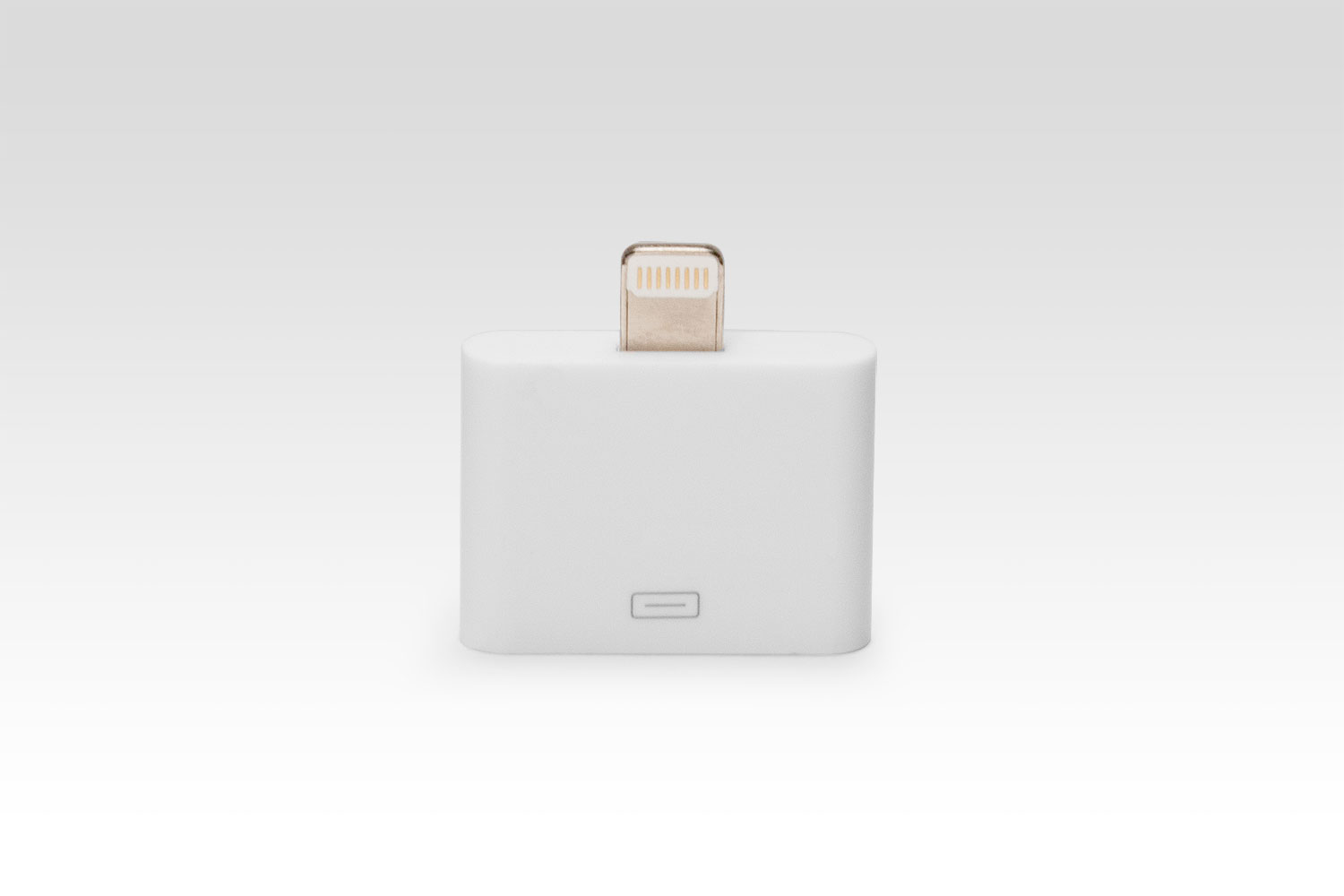 Переходник Apple 30-pin - Lightning 8-pin для Apple iPhone X, iPhone 8 Plus, iPhone 7 Plus, iPhone 6 Plus, iPad, iPod. MD823ZMA. Белый.