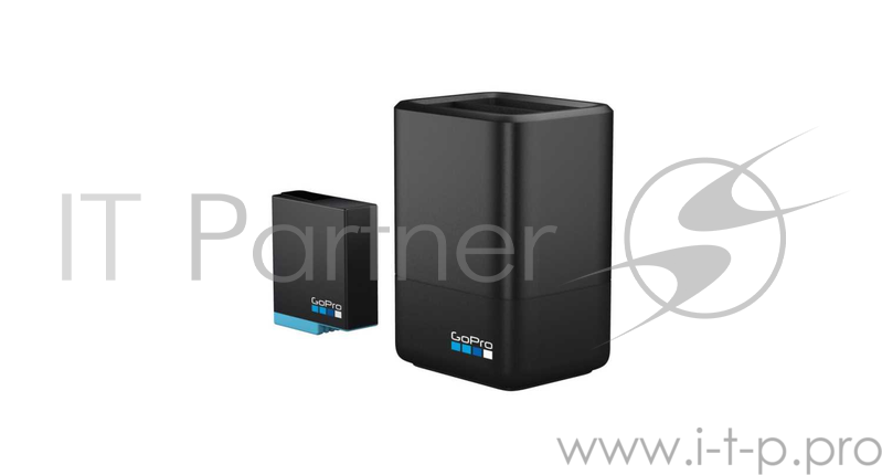 GoPro Зарядное устройство для двух аккумуляторных батарей HERO8 AJDBD-001-EU (Dual Battery Charger + Battery)