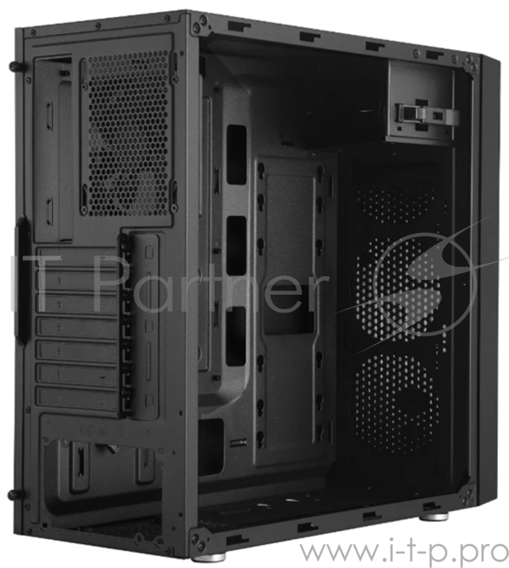 Корпус без БП Cooler Master MasterBox E501L, 1xUSB3.0, 1xUSB2.0, 1x120 Fan, w/o PSU, Black, ATX