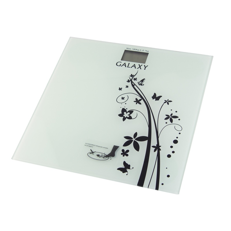 Весы напольные электронные Galaxy GL 4800 белый/рисунок