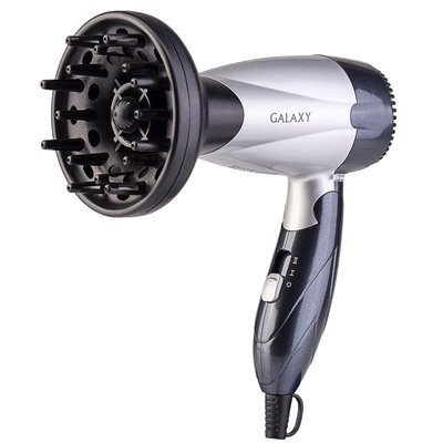 Фен Galaxy GL 4305 черный/серебристый
