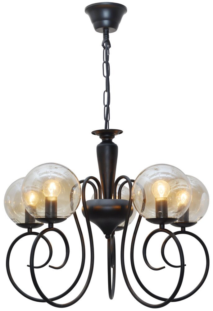 Люстра BALU E14X5X40W BLACK 1279/5