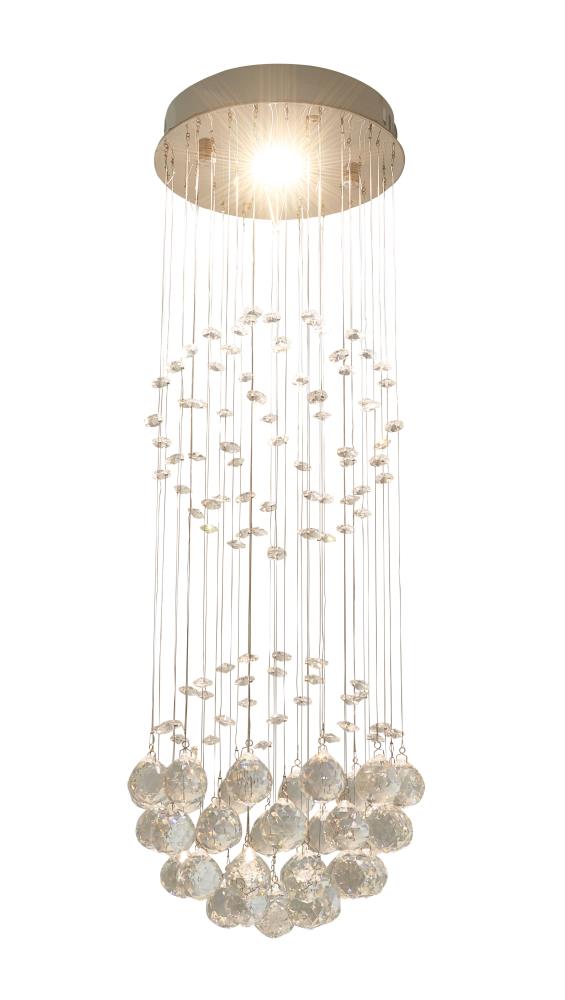 Люстра KRISTALL GU10X1X50W CHROME 1065/1C