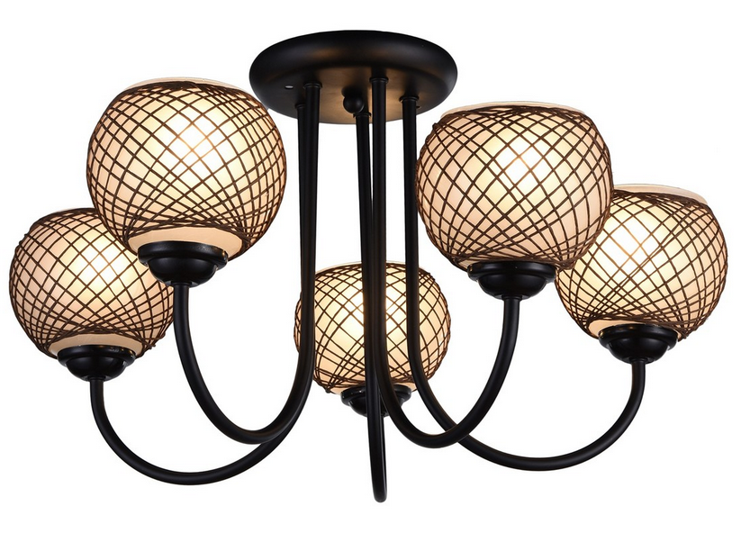 Люстра LIMA E27X5X40W COFFEE 1258/5C