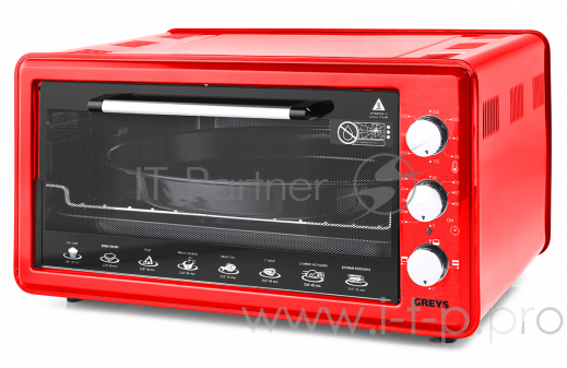 Жарочный шкаф Greys RMR-4010 красный, 50л