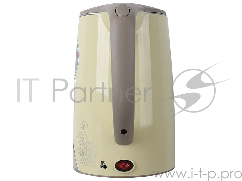 Чайник электрический Endever KR-214S, емкость 1,7л, корпус сталь + пластик, мощность 1800Вт, напряжение 220-240В, функция поддержания температуры,