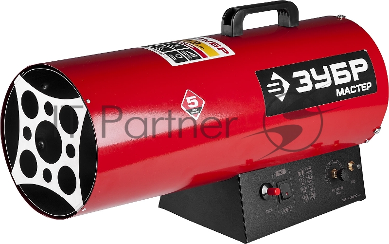 Тепловые пушки ЗУБР МАСТЕР ТПГ-33000_М2 Пушка тепловая { газовая, 220 В, 33,0 кВт, 760м.куб/час, 2,6кг/ч }