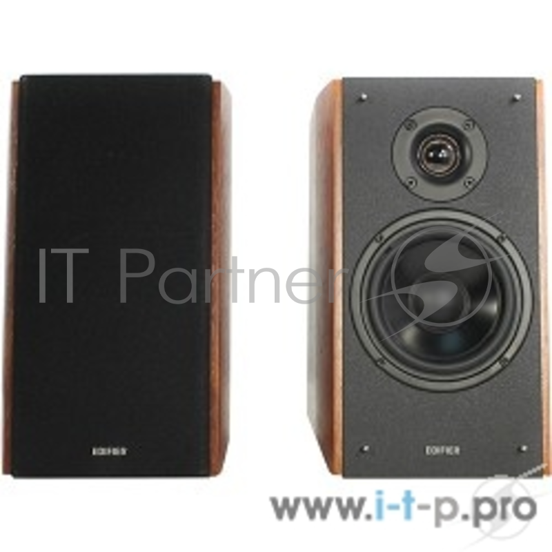 Колонки Edifier R2000DB, 2.0, коричневые, 24Wx2 + 36Wx2, дерево, пульт ДУ, Bluetooth