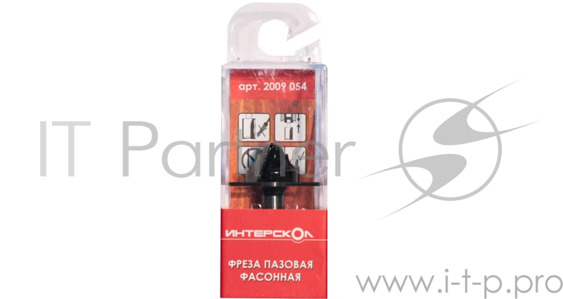 Фрезы(Интерскол) Интерскол Фреза пазовая фасонная (хв 8мм) 19х14,3х4 мм 2009 054