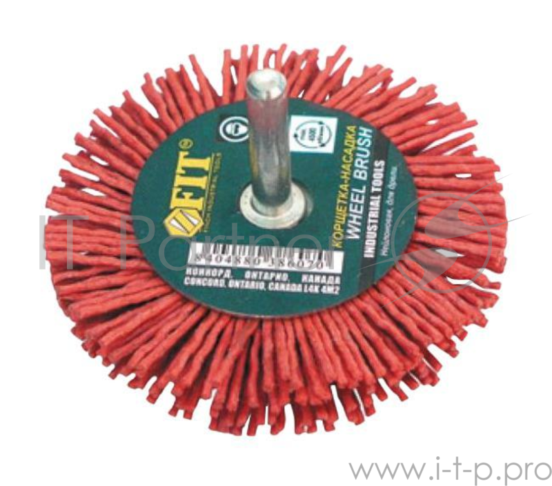 Кордщетка FIT 38610 колесо нейлоновая 100мм