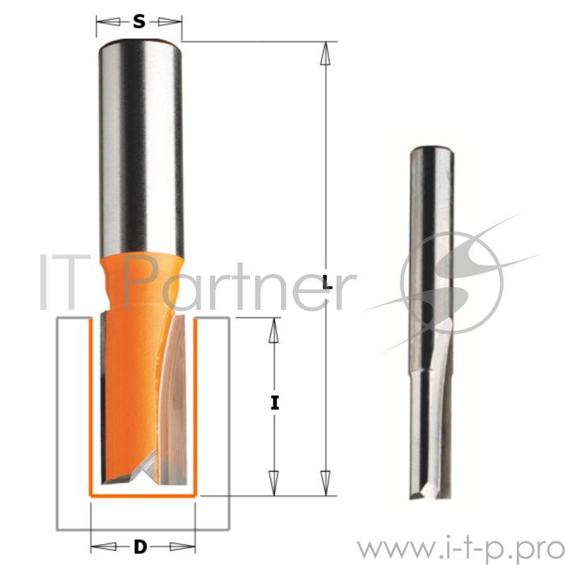 Фреза CMT 911.180.11 пазовая S=8 D=18x20x50