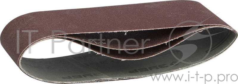 Лента шлифовальная бесконечная ЗУБР 35542-120 МАСТЕР на тканевой основе для ЛШМ P120 75х533мм 3шт.