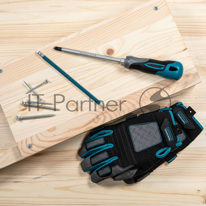 Отвертка GROSS 12163 PZ3 x 150 мм S2, трехкомпонентная ручка