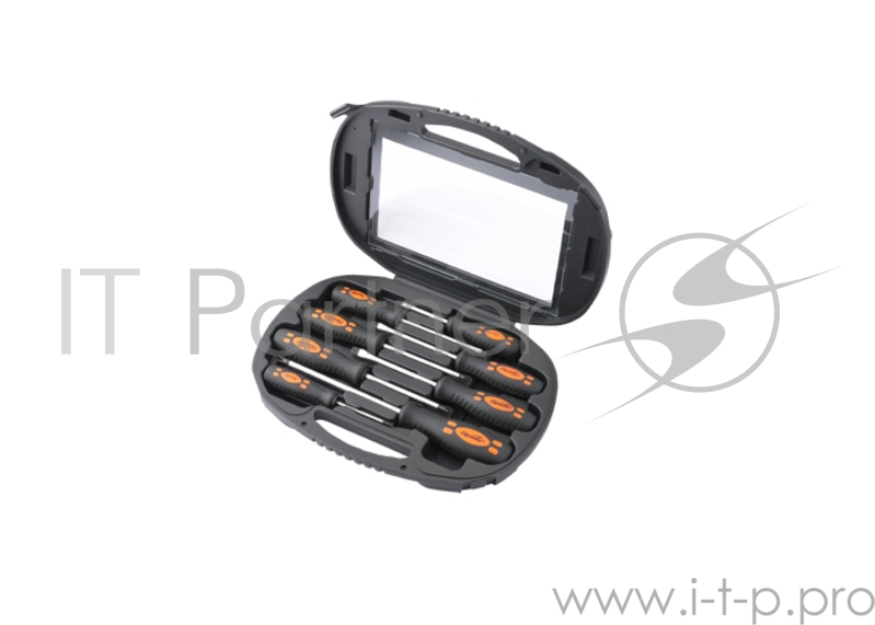 Набор отверток SPARTA 133566 сrv в пластмассовом боксе 8шт.