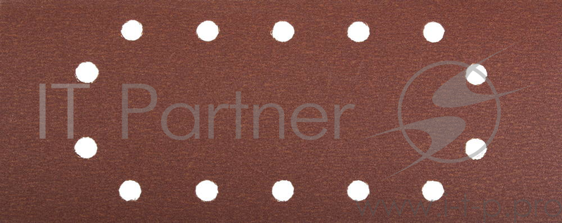 Лист шлифовальный ЗУБР 35594-320 МАСТЕР на зажимах 14отв. по периметру для ПШМ P320 115х280мм 5шт.