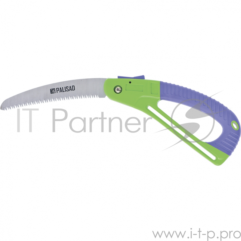 Пила садовая PALISAD 60411 складная 175мм зуб 3d обрезиненная рукоятка с защитной кулисой