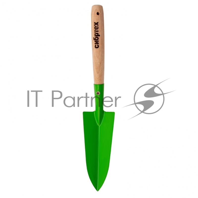 Совок СИБРТЕХ 62612 посадочный деревянная рукоятка узкий