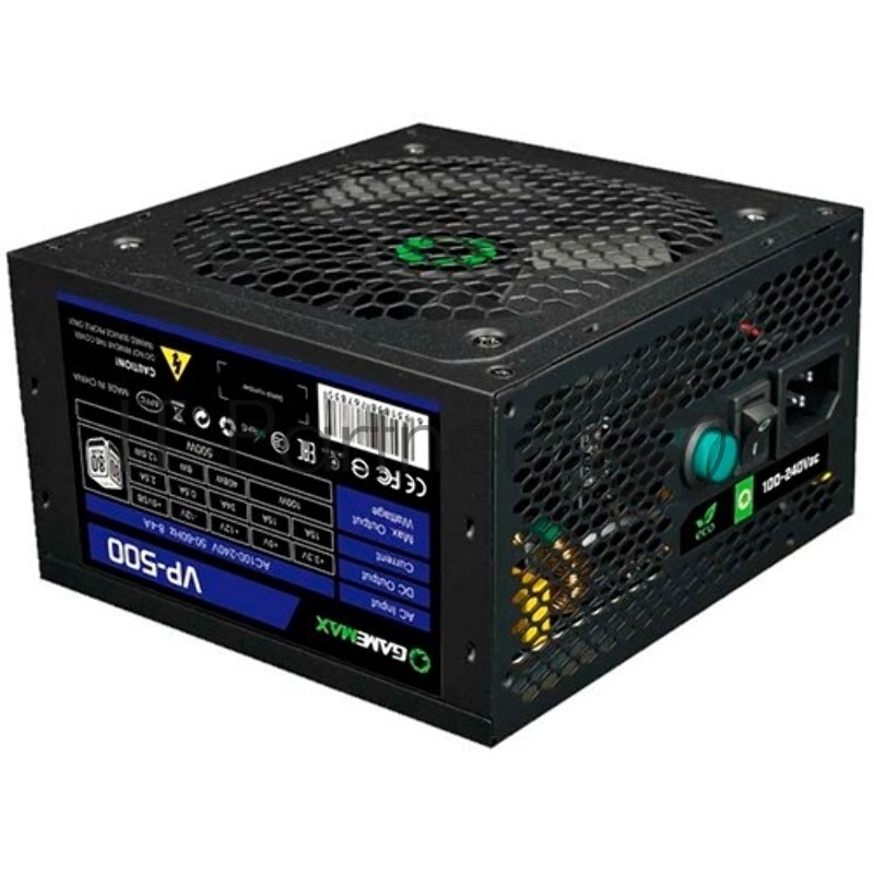 GameMax VP-500 80+ Блок питания ATX 500W, Ultra quiet