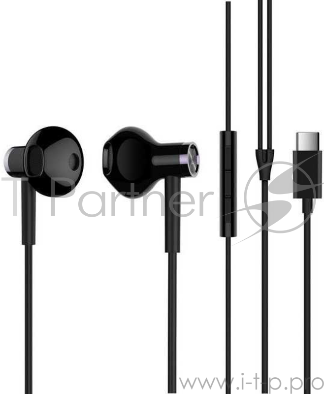 Наушники с микрофоном Xiaomi Mi Dual Driver Earphones (Type-C) (Black)