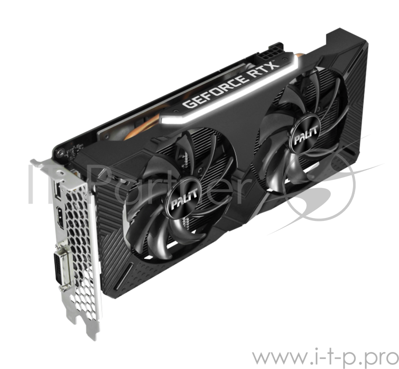 Видеокарта Palit PCI-E PA-RTX2070 DUAL 8G nVidia GeForce RTX 2070 8192Mb 256bit GDDR6 1410/14000 DVIx1/HDMIx1/DPx1/HDCP Ret