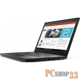 Ноутбук Lenovo ThinkPad A275, 12.5 (1366x768), A10-9700B(2.5GHz), 4GB, 500GB (7200rpm), AMD Radeon, WWAN ready, WiFi, BT, FPR, WebCam, 3cell+3cell, Win 10 Pro