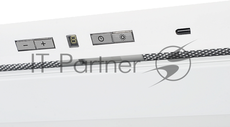 Вытяжка Kuppersberg Встраиваемая вытяжка, ширина 73 см, отвод/рециркуляция, 1000 м3/час, управление Soft Touch, 4 скорости, светодиодное освещение 1х13 Вт, металлические жироулавливающие фильтры, угольный фильтр (опция), цвет белый