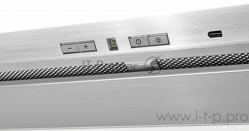 Вытяжка Kuppersberg Встраиваемая вытяжка, ширина 73 см, отвод/рециркуляция, 1000 м3/час, управление Soft Touch, 4 скорости, светодиодное освещение 1х13 Вт, металлические жироулавливающие фильтры, угольный фильтр (опция), цвет нержавеющая сталь