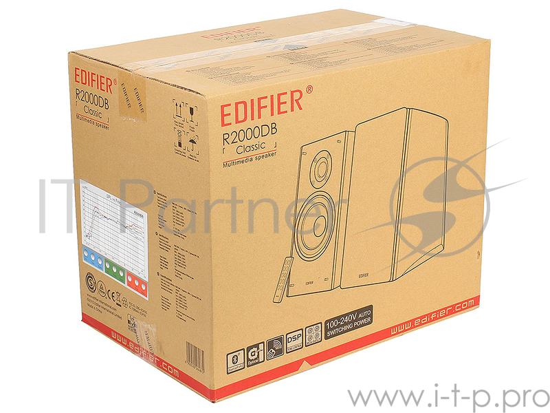 Колонки Edifier R2000DB <2.0, 24Wх2 + 36Wх2, ПДУ, RMS>