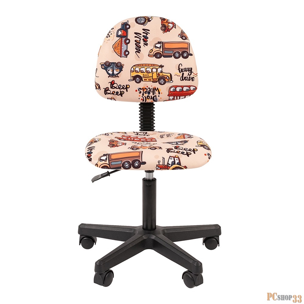 Кресло Chairman Kids 104 Россия ткань автобусы (чер) (7038186)