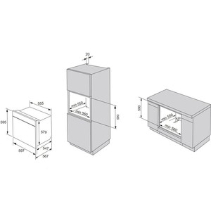 Электрические духовые шкафы, дизайн Motion Korting OKB 9133 CEW