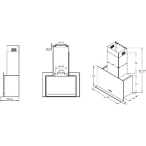 Кухонные вытяжки Korting KHC 95330 GN