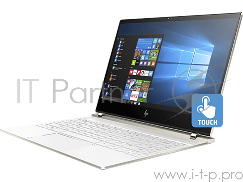 Ноутбук HP Spectre 13-af007ur, 13.3, Intel Core i7 8550U 1.8ГГц, 8Гб, 256Гб SSD, Intel HD Graphics 620, Windows 10, 2PT10EA, белый