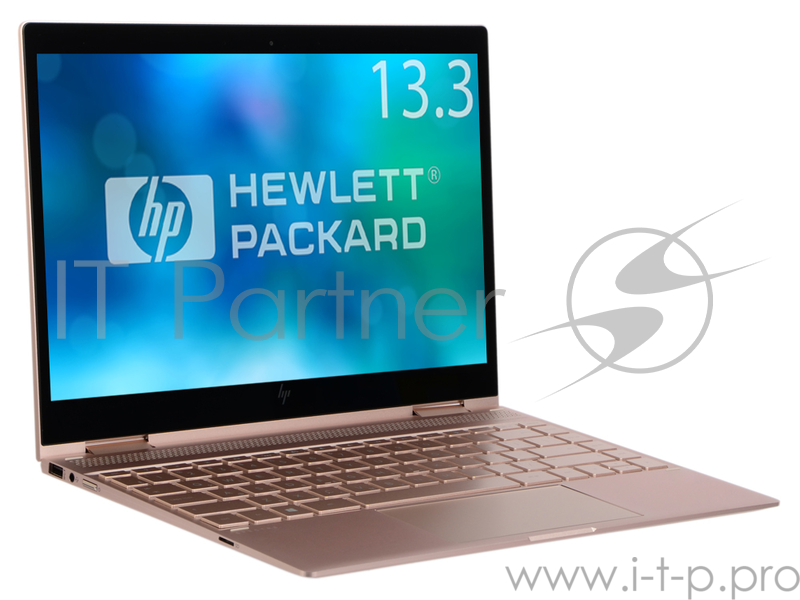 Ноутбук-трансформер HP Spectre x360 13-ae013ur, 13.3, Intel Core i5 8250U 1.6ГГц, 8Гб, 256Гб SSD, Intel HD Graphics 620, Windows 10, 2VZ73EA, розовый