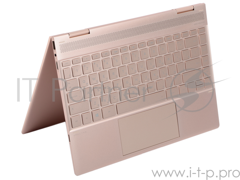 Ноутбук-трансформер HP Spectre x360 13-ae013ur, 13.3, Intel Core i5 8250U 1.6ГГц, 8Гб, 256Гб SSD, Intel HD Graphics 620, Windows 10, 2VZ73EA, розовый