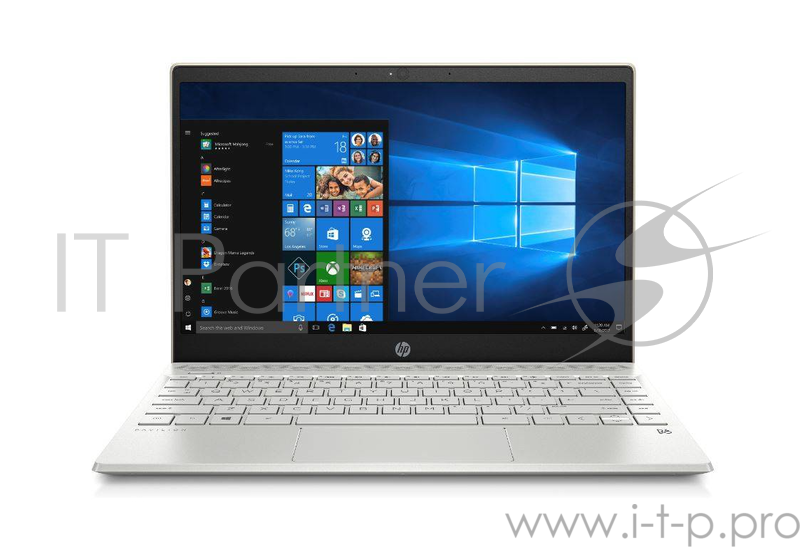 Ноутбук HP Pavilion 13-an0082ur Core i3 8145U/4Gb/SSD128Gb/Intel UHD Graphics 620/13.3/IPS/FHD (1920x1080)/Windows 10/gold/WiFi/BT/Cam