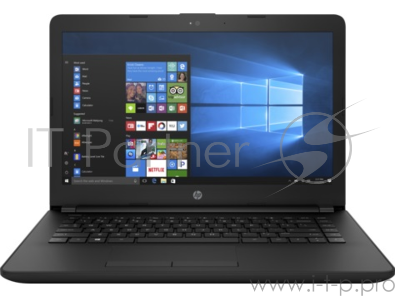 Ноутбук HP 14-bs024ur Core i5 7200U/6Gb/1Tb/DVD-RW/AMD Radeon 520 4Gb/14/IPS/HD (1366x768)/Windows 10/black/WiFi/BT/Cam