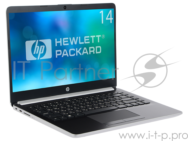 Ноутбук HP 14-cf0019ur <4MF91EA> i5-8250U(1.6)/6Gb/256Gb SSD/14.0 FHD IPS/Int Intel UHD/no ODD/Cam HD/DOS (Natural Silver)