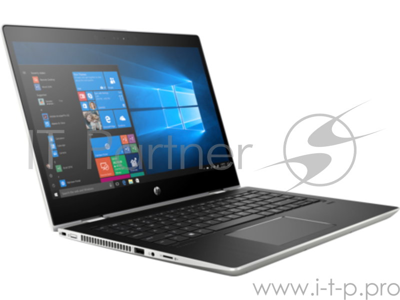 Ноутбук HP Probook x360 440 G1 <4LT32EA> i3-8130U (2.2)/4GB/128Gb SSD/14.0 FHD Touch/Int:Intel UHD 620/BT/FPR/Win10 Pro (Natural Silver)