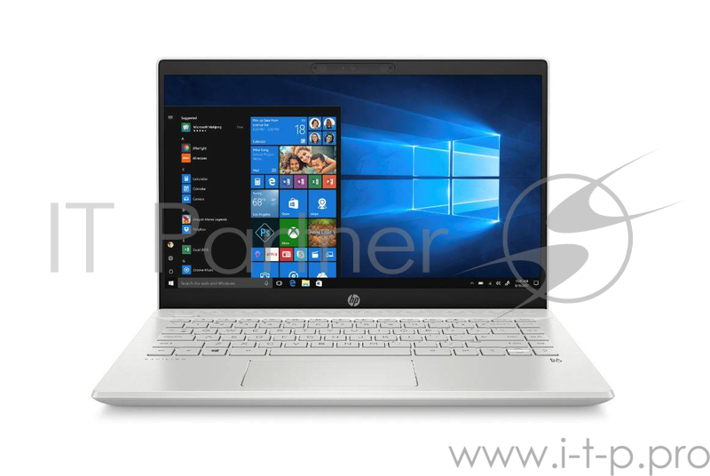 Ноутбук HP 14-ce2000ur Core i3 8145U/4Gb/SSD128Gb/Intel UHD Graphics 620/14/IPS/FHD (1920x1080)/Windows 10/silver/WiFi/BT/Cam
