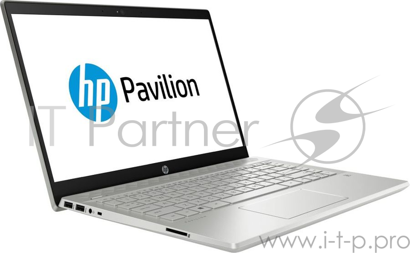 Ноутбук HP 14-ce2000ur Core i3 8145U/4Gb/SSD128Gb/Intel UHD Graphics 620/14/IPS/FHD (1920x1080)/Windows 10/silver/WiFi/BT/Cam