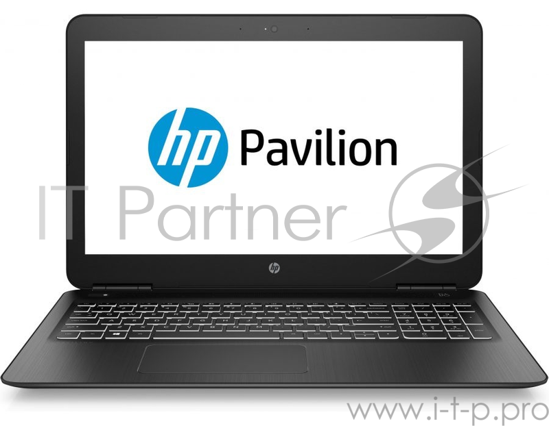 Ноутбук HP 15-bc438ur Core i7 8750H/8Gb/1Tb/SSD128Gb/nVidia GeForce GTX 1050 Ti 4Gb/15/IPS/FHD (1920x1080)/Windows 10 64/black/WiFi/BT/Cam